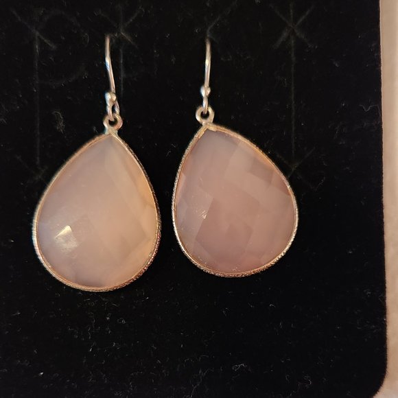 Jewelry - Rose Quartz Teardrop Earrings